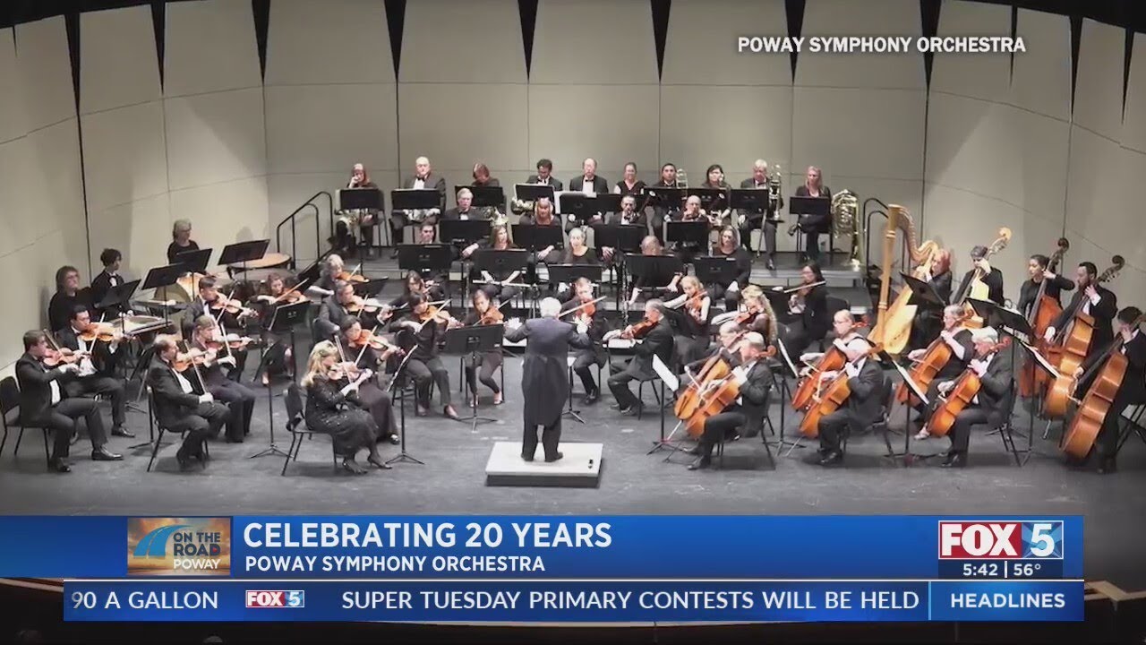 Poway Symphony Orchestra stage and venue contact section image